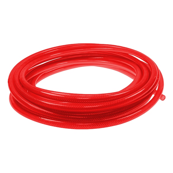 Flexeel Hose 5/16 ID x 50 ft No Fittings Transparent Red